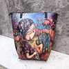 Retro ethnic purse one shoulder for mother and baby, shopping bag, storage system, fashionable shoulder bag, ethnic style