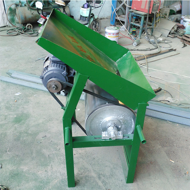 小型干式磁选机单双滚筒自卸式吸铁机吕销选铁磁选机铁豆分离强磁