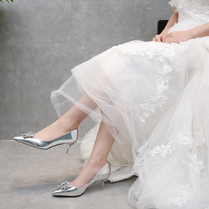 Chaussures tendances femme en Matériau métallique plaque de fer Respirant Résistant à l usure - Ref 3440151 Image 2