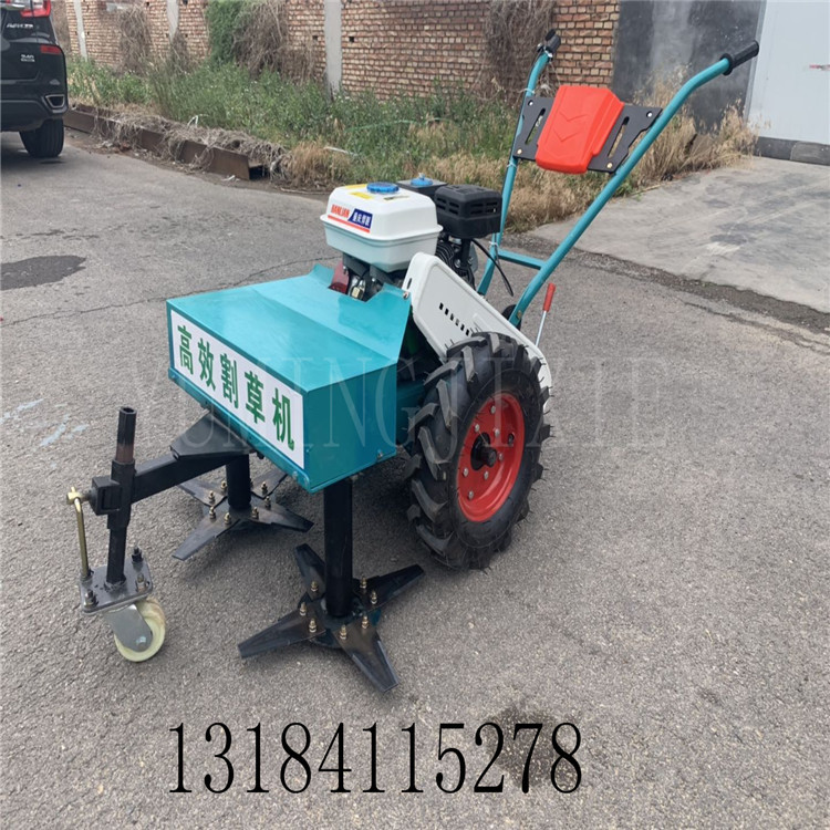 厂家销售汽油割草一体机7.5马力汽油机割幅80平地坡地均作业