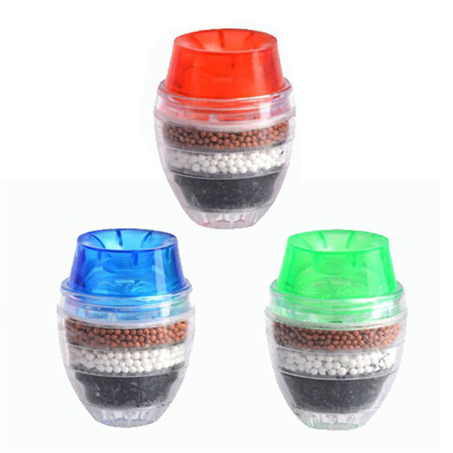Faucet filter anti-splash activated carbon 5-layer water filter kitchen shower tap water filter purifier