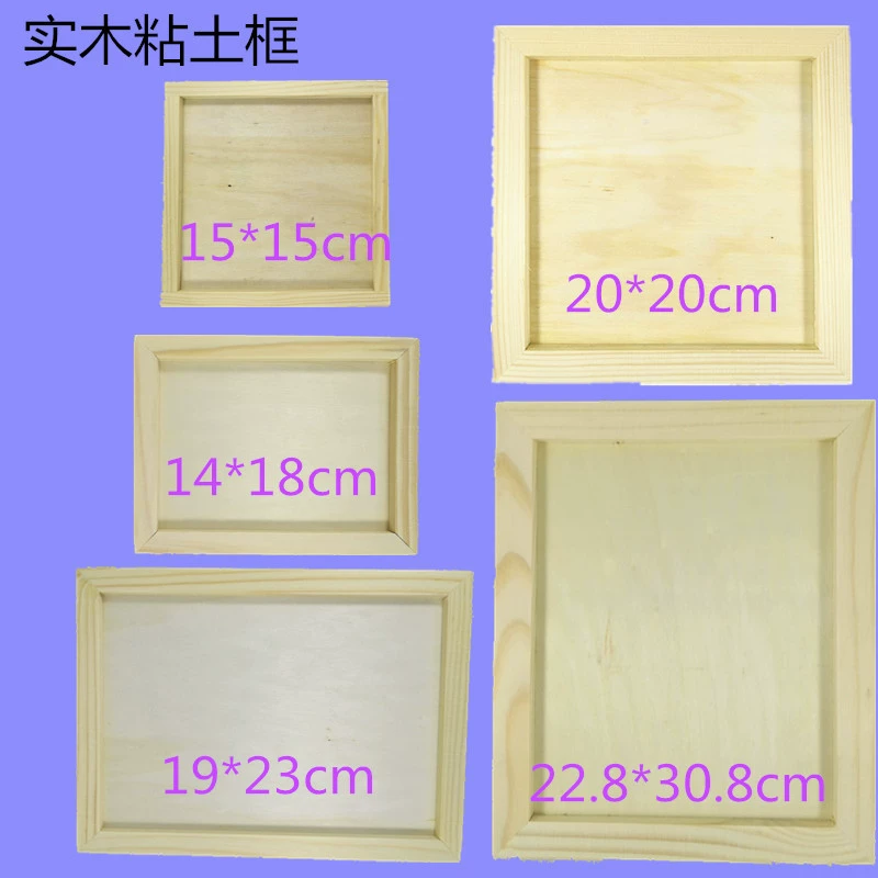 Ручной работы DIY глина жемчужная грязь Снежинка грязь изготовление деревянной белой рамки bah картина фоторамка