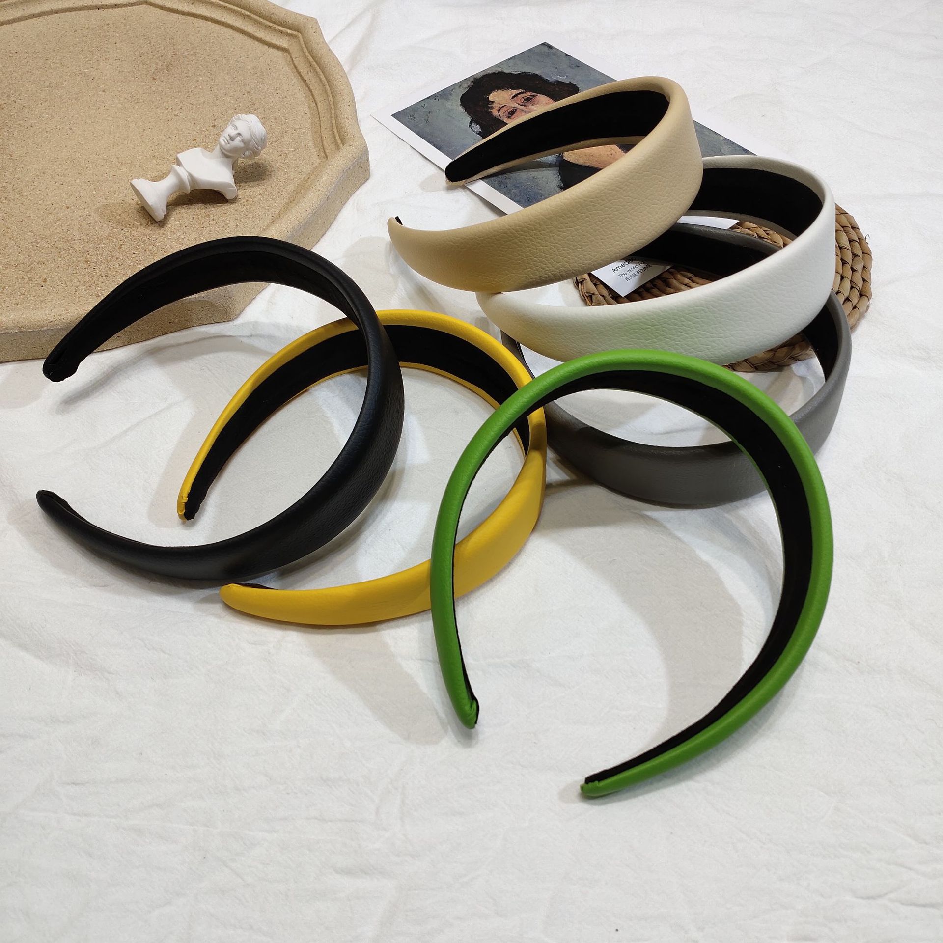 Simple New Leather Simple Headband display picture 8