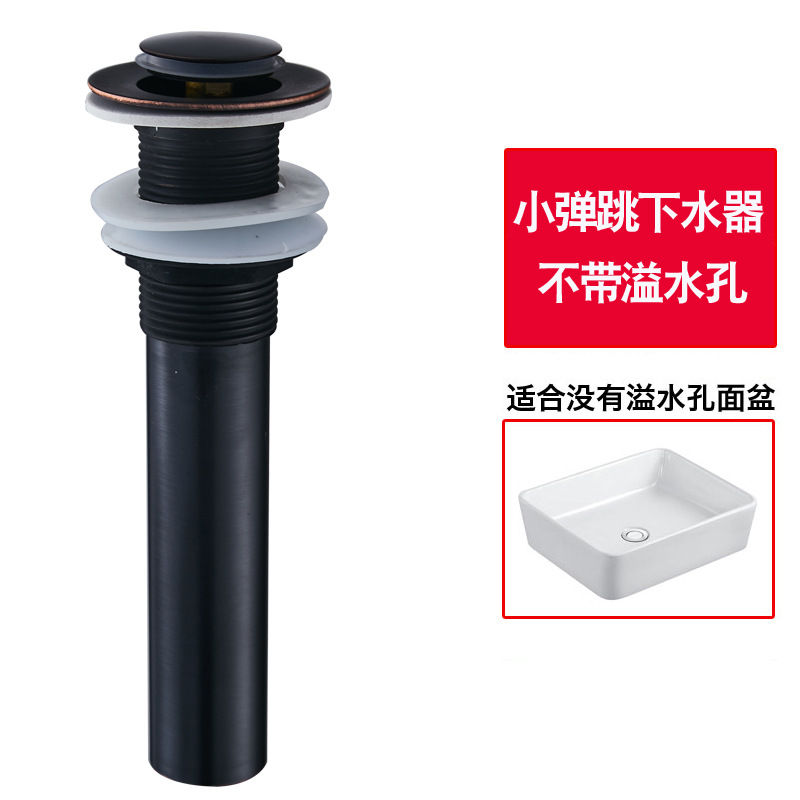 Negro antiguo pequeño rebote sin agujeros