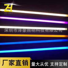 U型8*9MM迷你硬灯条铝条灯 LED2835 3528红光 蓝光 紫光 粉红灯带