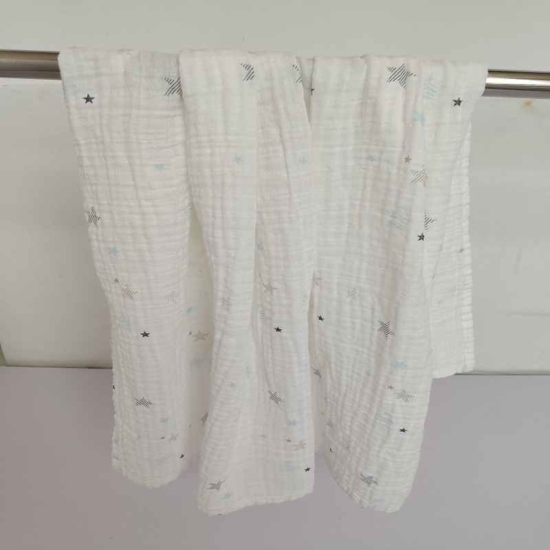 双层格子新疆棉99%水洗起皱浴巾包巾方巾洗澡浴巾