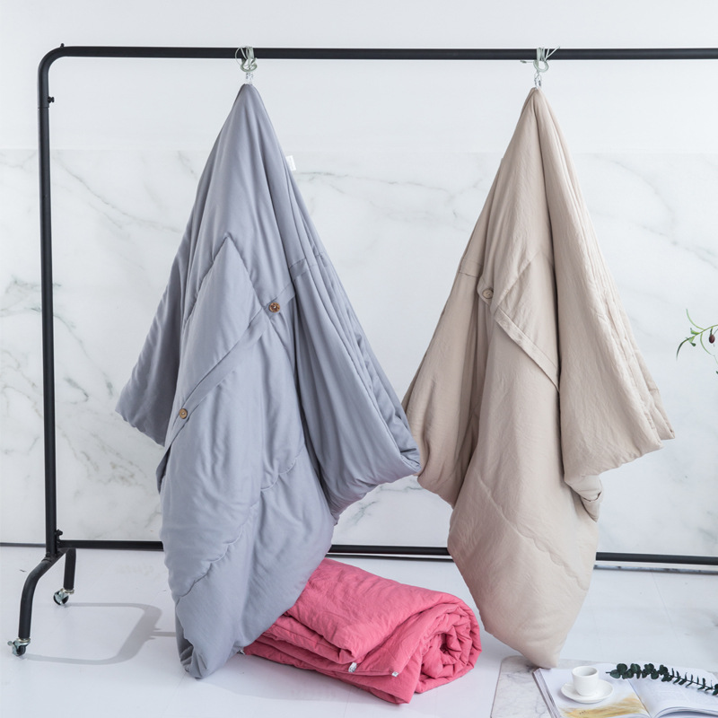 新款水洗棉夏凉被夏季宿舍空调被 1.5/1.8m礼品被子定制批发