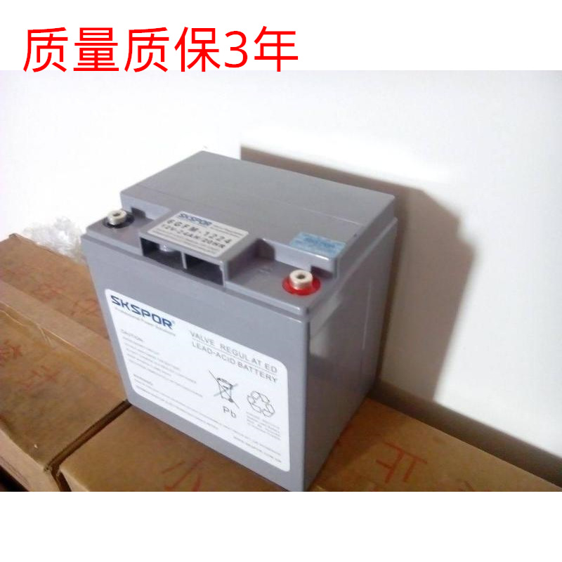 苏克式免维铅酸蓄电池UPS消防电源 太阳能蓄电池 12V24AH