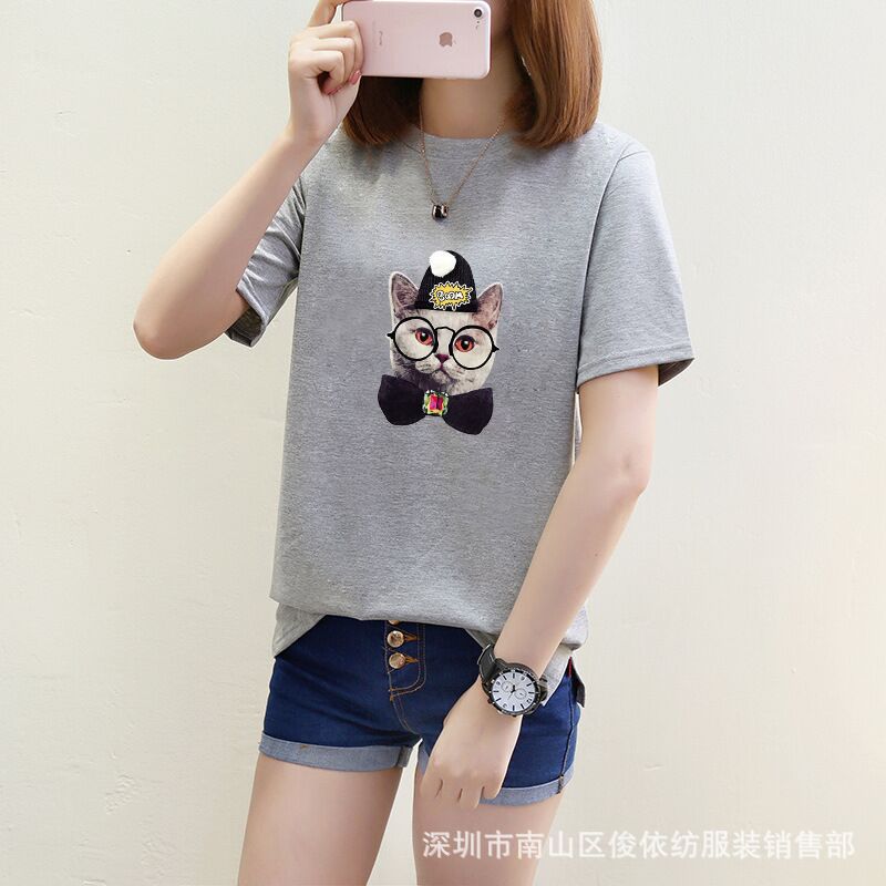 T shirt femme JUNYI TEXTILE VêTEMENTS en Coton - Ref 3314766 Image 24