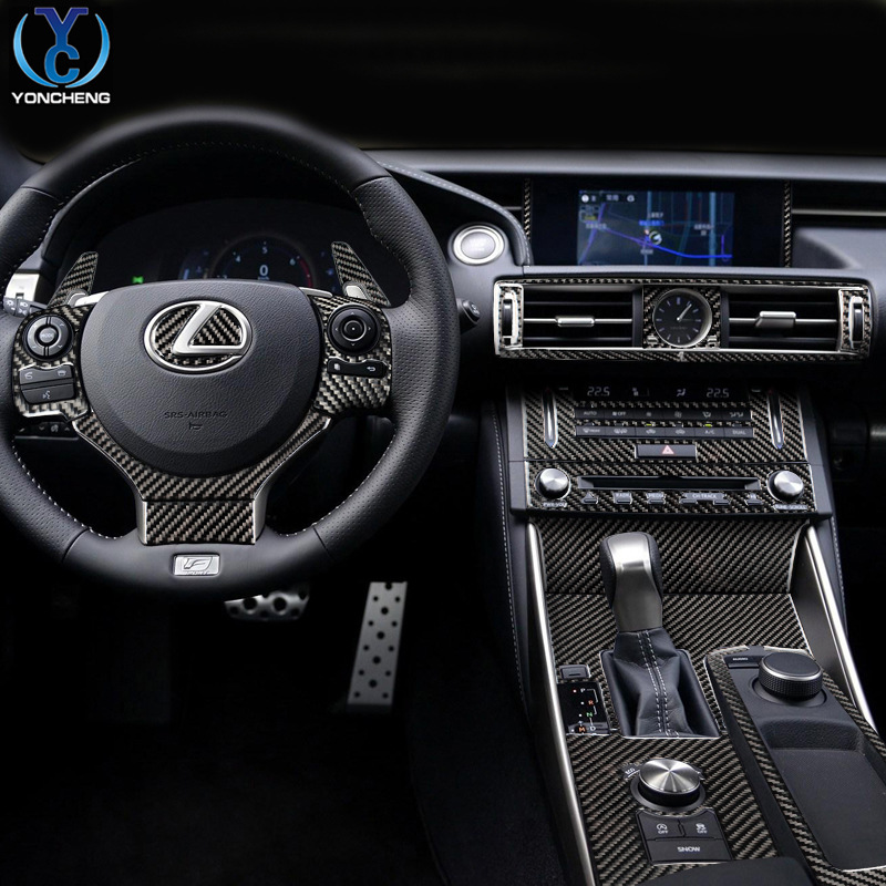 Lexus IS250 200 300 350 uchun karbon fibr ichki bezaklar
