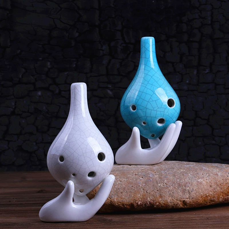 Керамическая этапка-лохин, handmade 6‑дунче (настройка C), градиент/шоколадное глазурование, обучение для начинающих и оптовая продажа