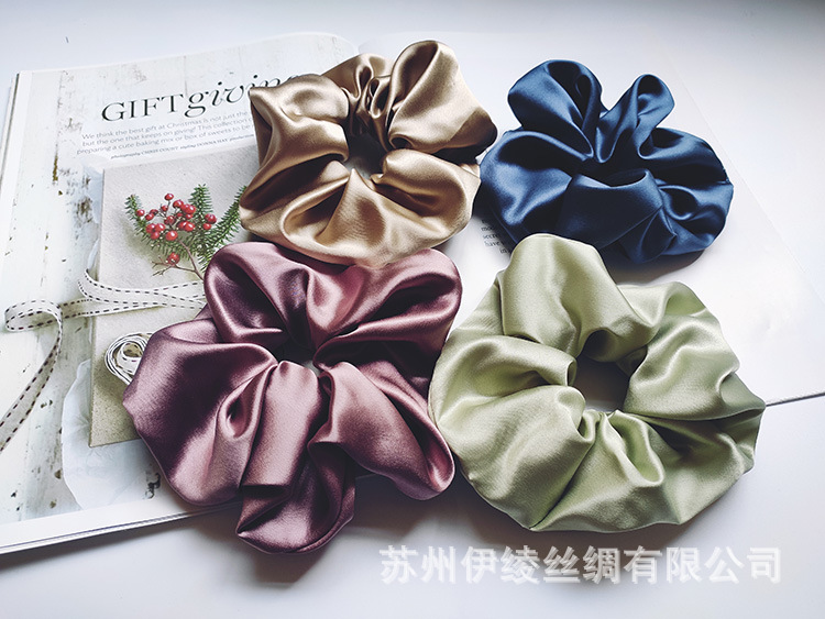 MAC010 Hijab Scrunchies silk hair ribbon from Mariam's Collection0