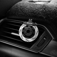 CNC machined metal car air freshener vent clip, brake pad holder, car accessory, deodorizing aroma diffuser wholesale