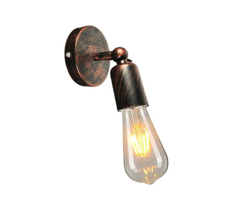 Cross-Border American Retro Industrial Style Restaurant Bar Corridor Wall Decoration Small Wall Lamp Led Light for Indoor Home Use