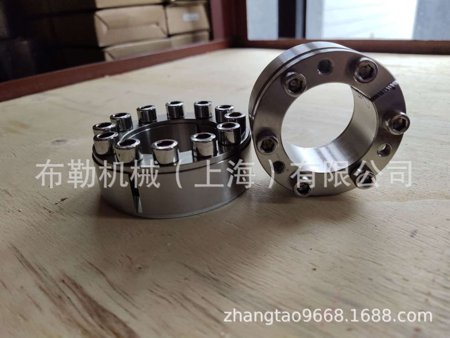 上海布勒不锈钢胀紧套ZT15免键轴衬/膨涨套夹紧装置SUS304材料Z15