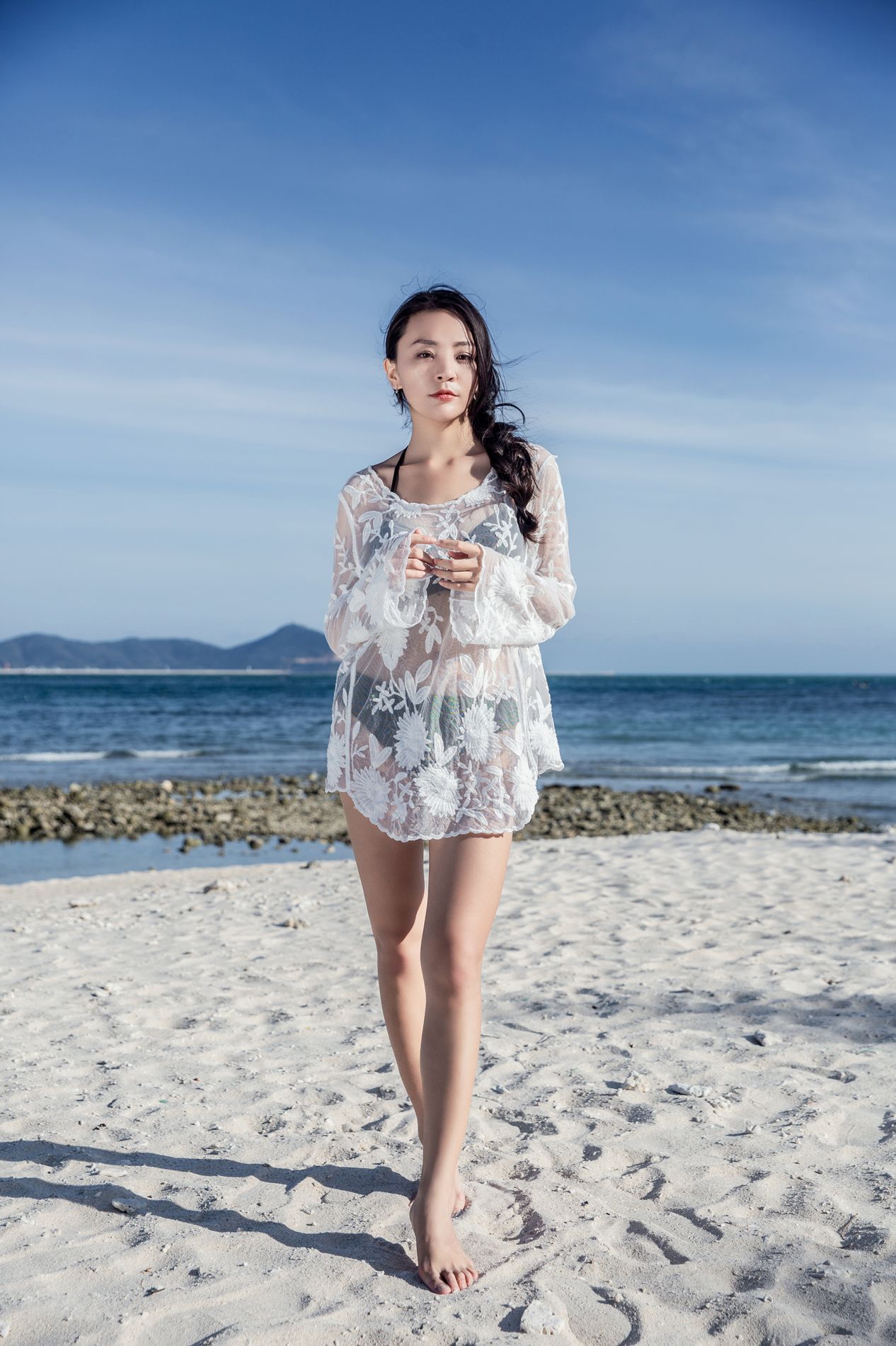 Chemisier en dentelle en coton - Ref 3441995 Image 8