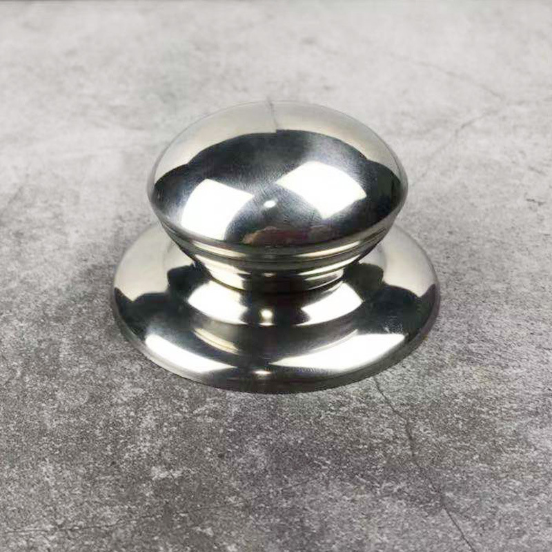 Asa para tapa de olla de acero inoxidable, gruesa, recambio de cocina, perilla resistente
