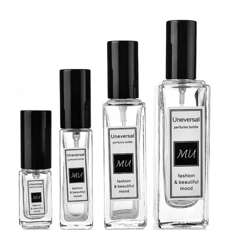 10ml botella de perfume de muestra de aerosol botella vacía de vidrio 30ml botella de vidrio sub-botella de perfume botella portátil 20ML