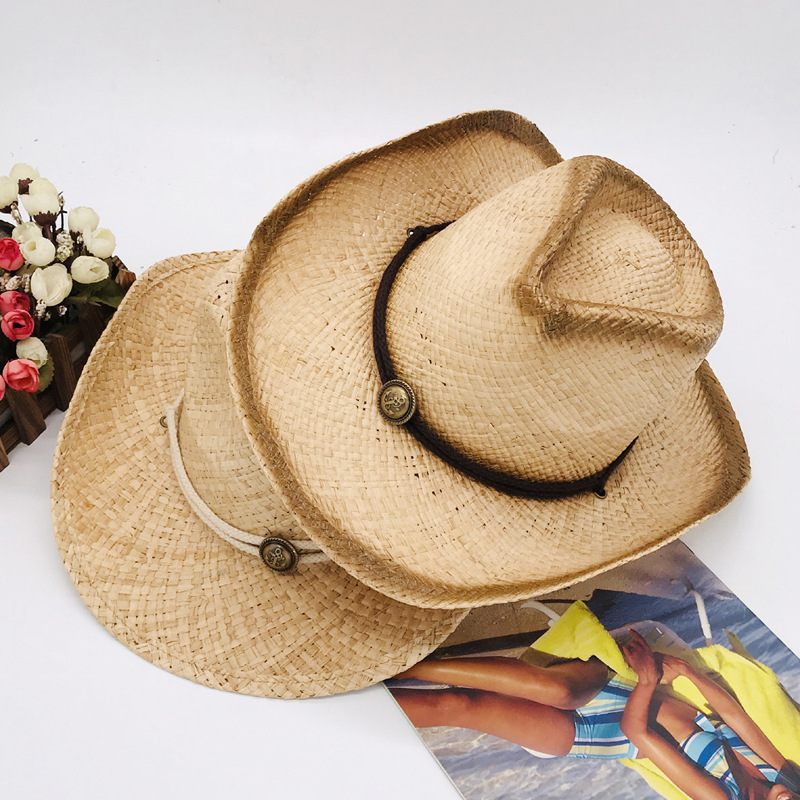 Unisex Fashion Solid Color Crimping Cowboy Hat display picture 2