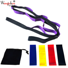 Yoga Resistance Band Set of 6, Lotus Rope 10-Hole Resistance Ring, 500 Straps for Stretching, Back and Shoulder Extension Band, Cross-Border