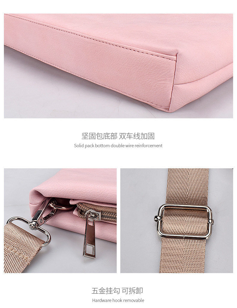 Wholesale portable laptop bags, single-shoulder bags, briefcases, 1345.6-inch fashionable laptops with logo printing available undefined