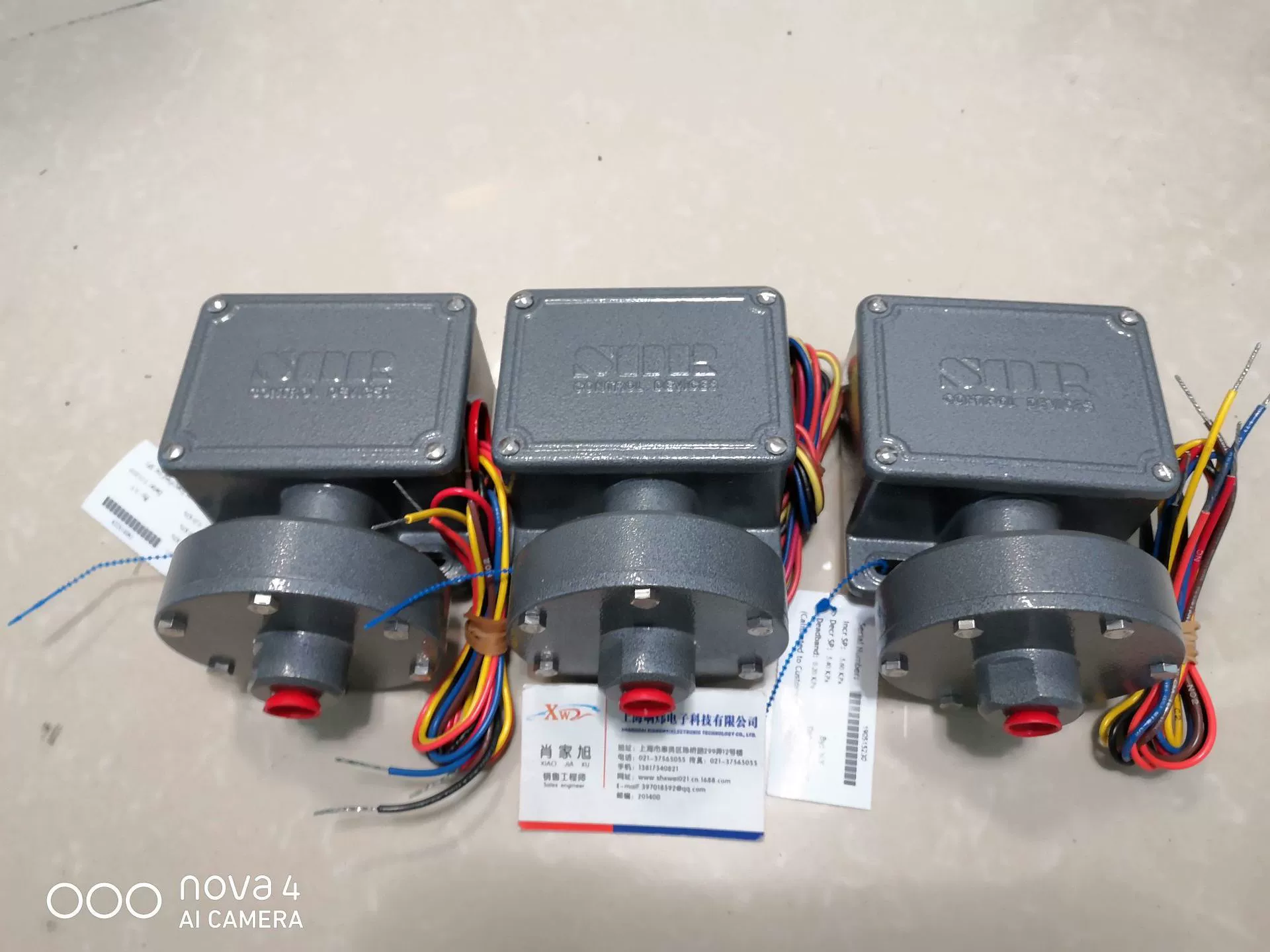 Датчик перепада давления SOR 1NN-EE45-M4-C2A (дифференциальный выключатель давления)
