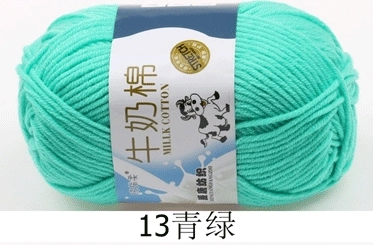 Пряжа Milk Cotton — моток 5-слойная средней крупности, 50 г, доступно 91 цвета