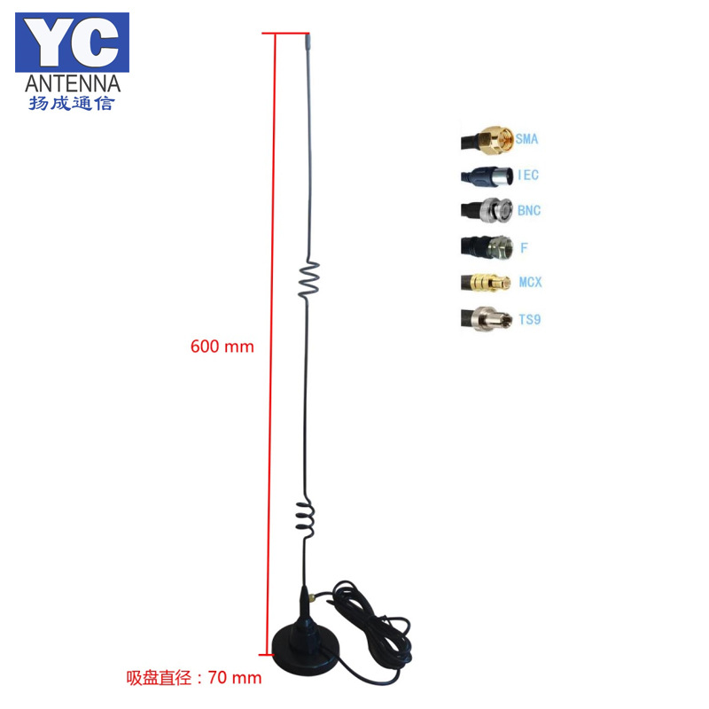 915Mhz 大吸盘天线超强磁铁吸附高增益天线-厂家直销