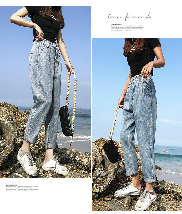 Pantalon léger femme en coton - Ref 3430252 Image 27