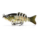 Small Multi Jointed Fishing Lures Hard Plastic Baits Fresh Water Bass Swimbait Tackle Gear