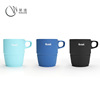 Creative Mark Cup Coffee Cup with Covers Convenient Office Silicon Cup Silicone Folding Coffee Cup Extraction Cup