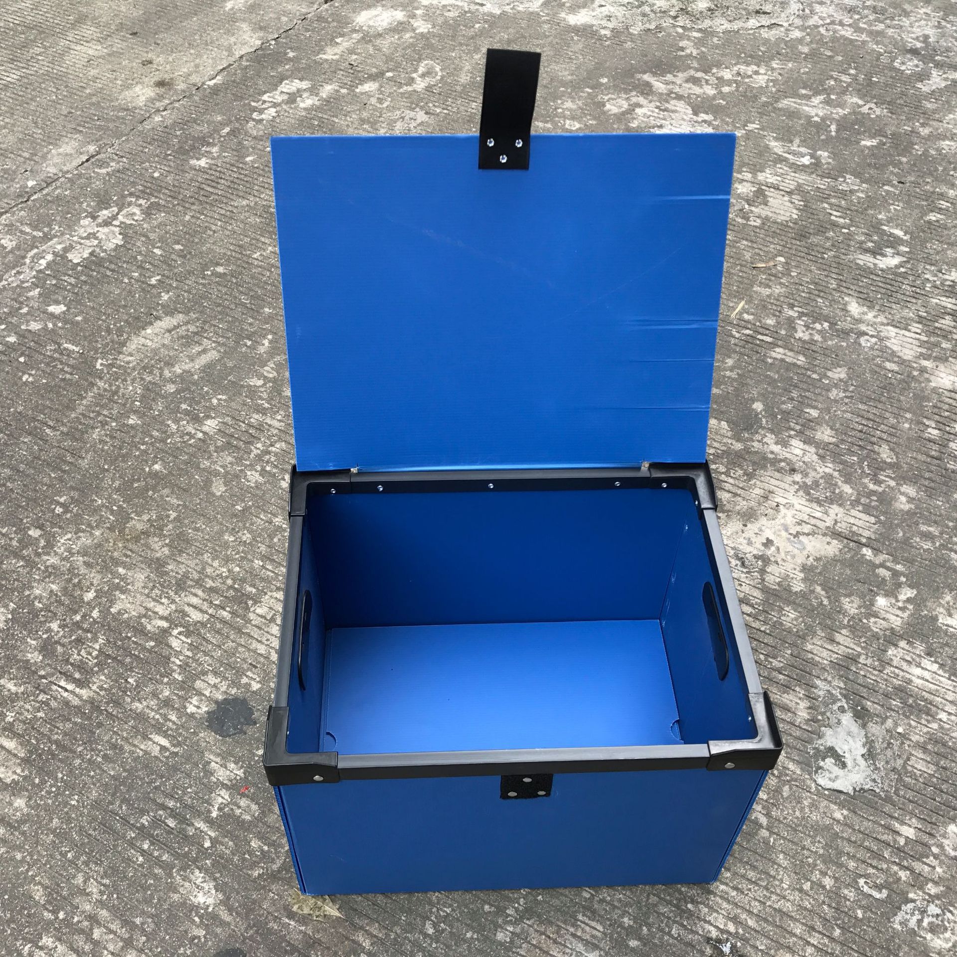 定制款式 颜色 尺寸塑胶中空板箱子 折叠大型物流箱钙化板箱