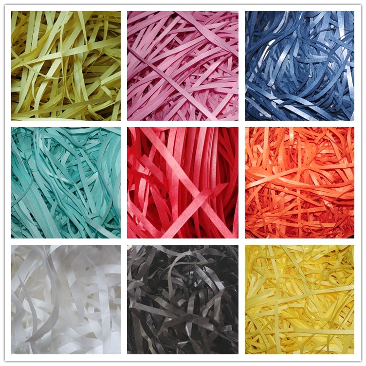 纸丝填充物伴手礼盒拉菲草拉菲彩色纸碎纸丝喜糖盒结婚用品|ru