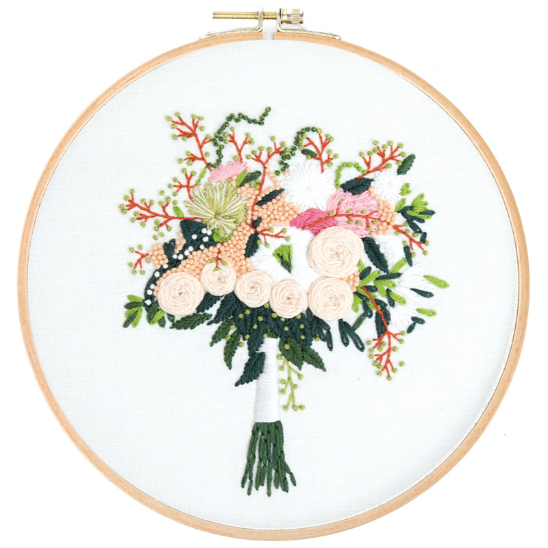 Primaria bordado hecho a mano DIY paquete de material de punto de cruz Suzhou bordado cinta bordado europeo principiante producción Auto-bordado