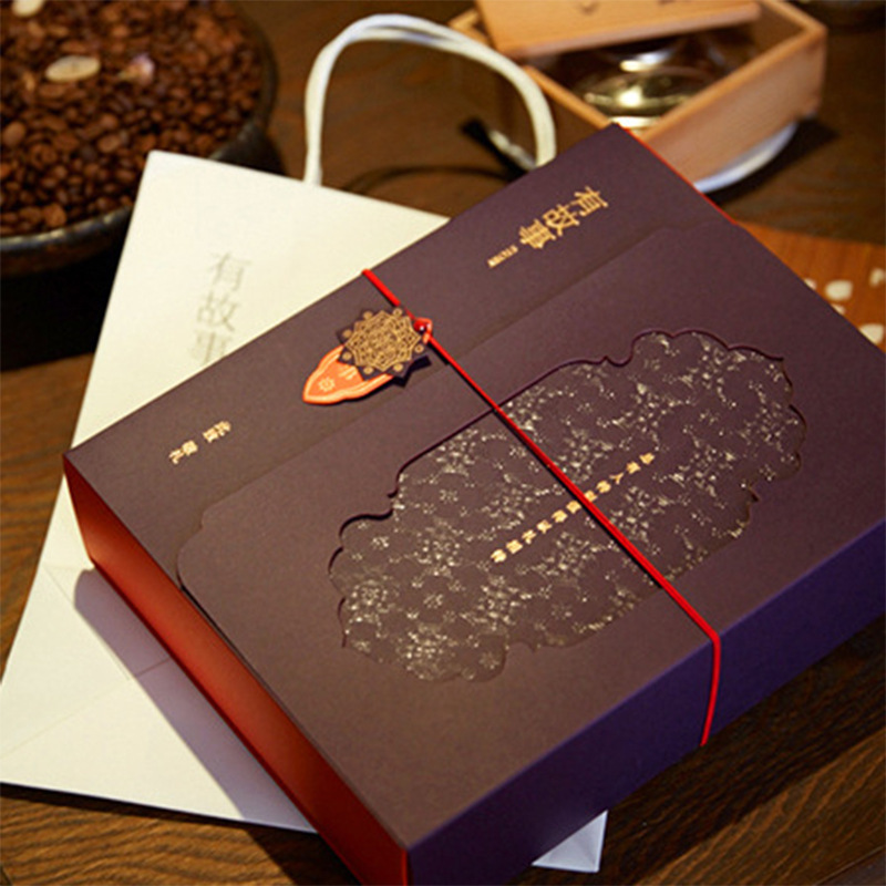 厂家定制折叠纸盒茶叶包装盒 天地盖盒印刷logo 通用翻盖礼品盒