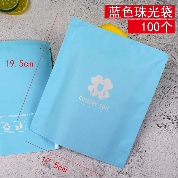Beads blue bag blue