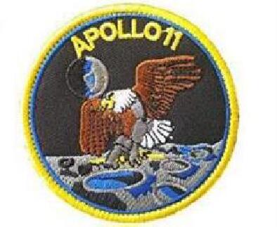 Cross-border exclusive supply of embroidered fabric Velcro armbands, NAS space agency, space agency badge patches