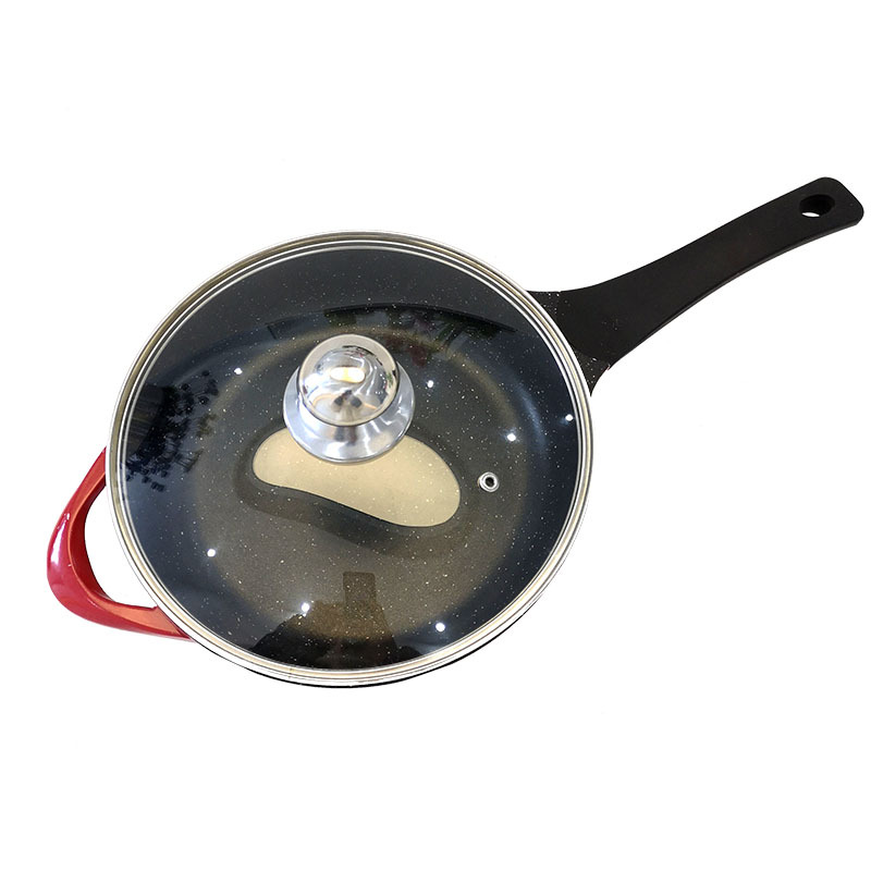 尖耳复底深煎锅sku