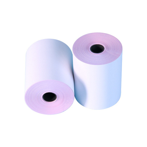 Factory direct supply double-layer printing paper 75*60 carbonless copy paper dot-type printing cashier receipt paper double offset paper