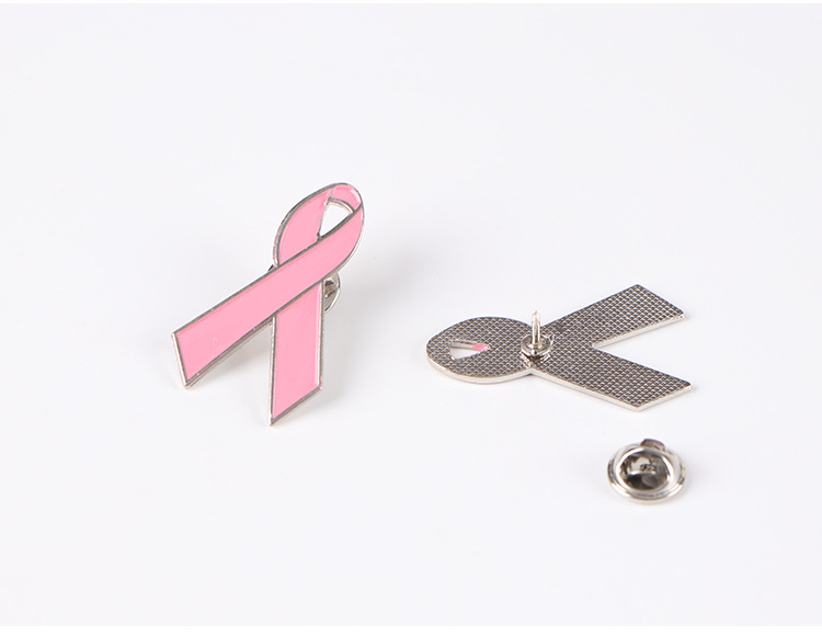 Korean Style Pink Ribbon Alloy Plating Women's Brooches display picture 3