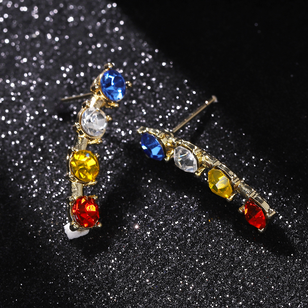 Alloy Diamond Fashion Earrings Wholesales Fashion display picture 5