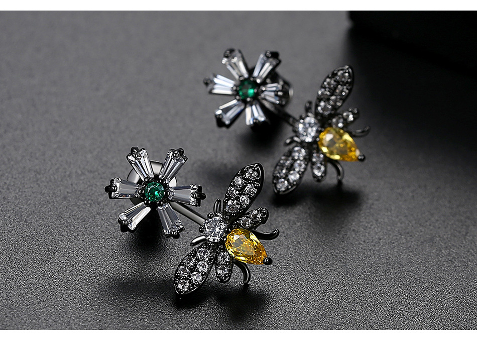 Jinseduo Abeille Boucles D'oreilles Mode Coréenne Creative Abeille Gouttes Pour Les Oreilles Boucles D'oreilles Boucles D'oreilles Doux Dames Banquet Boucles D'oreilles display picture 5