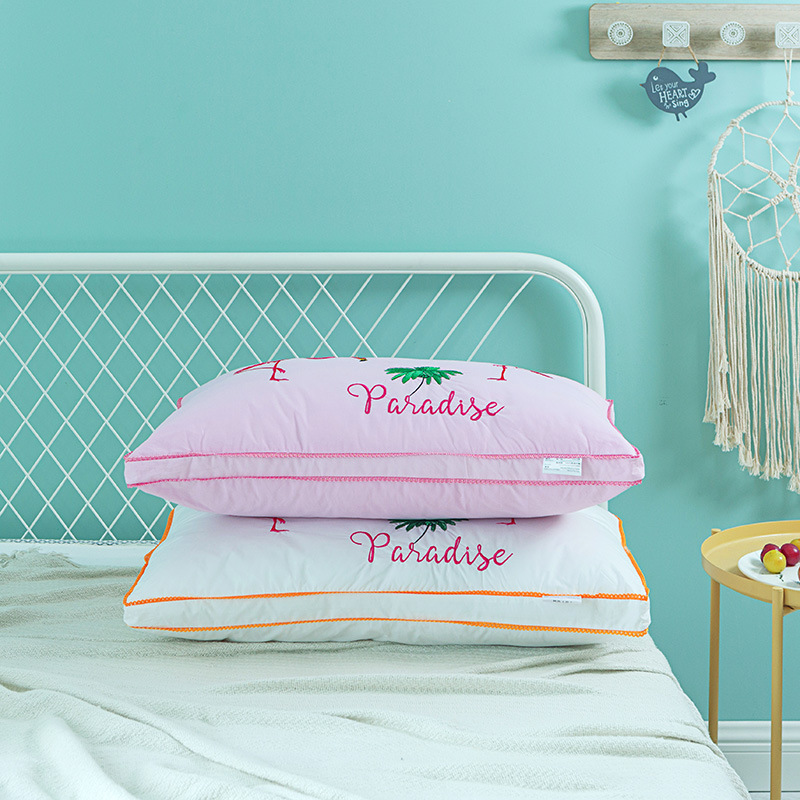 Custom processing bread velvet Pillow core hotel hotel velvet pillow Cartoon pillow