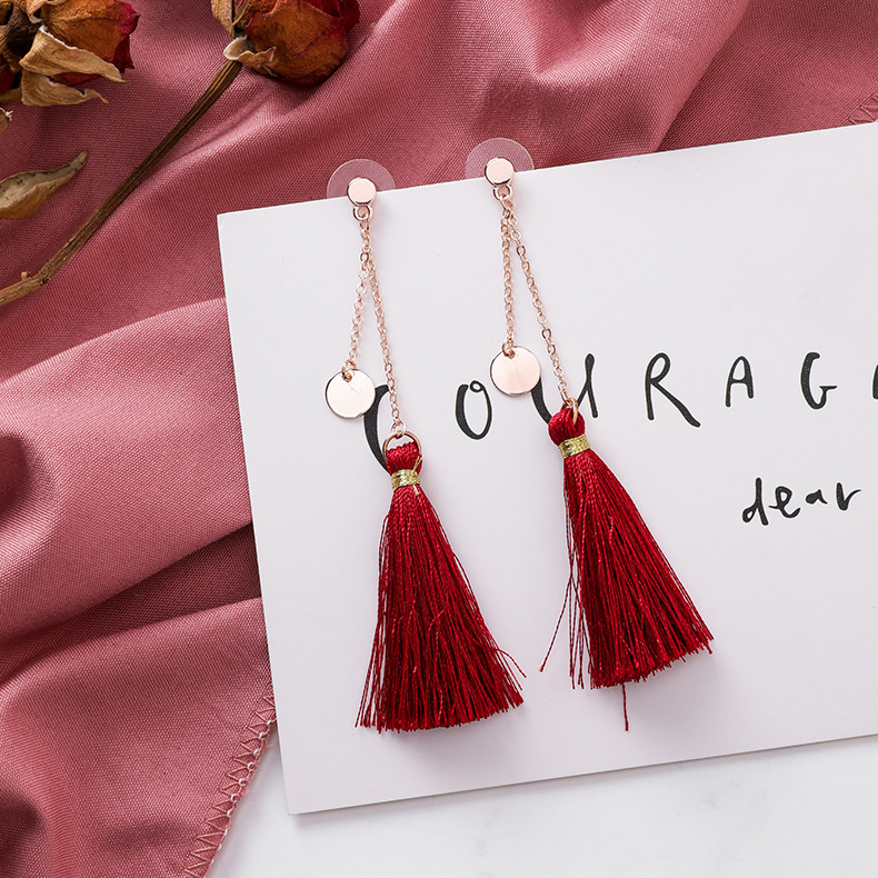 Earrings Female Retro Earrings Net Red Pop Earrings Winter New Earrings display picture 10