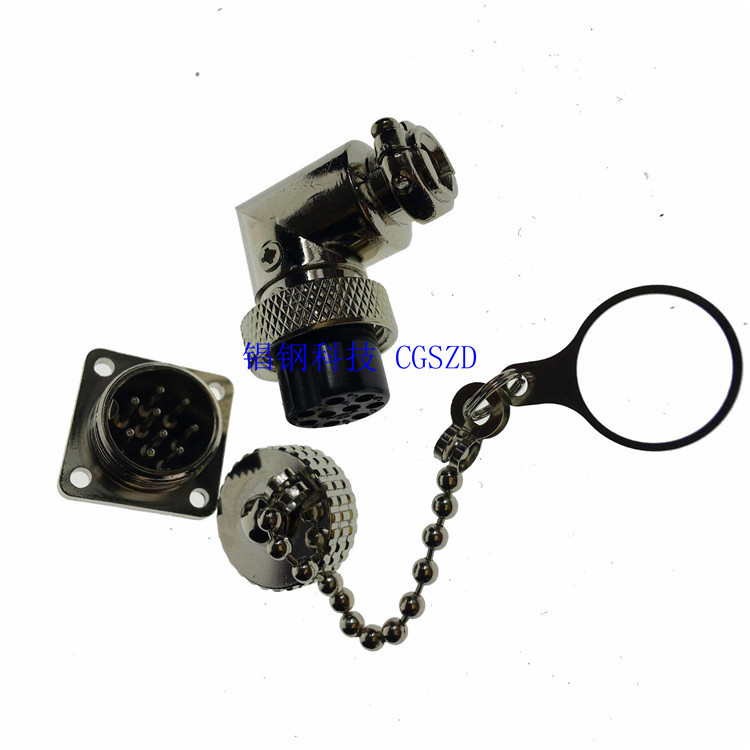 Metal Aviation connector GX12 GX14 GX16 GX20 GX25 GX30