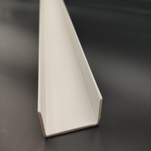 厂家供应 PVC包边条  塑料U型条 U型 桌面包边 白色 可定制生产