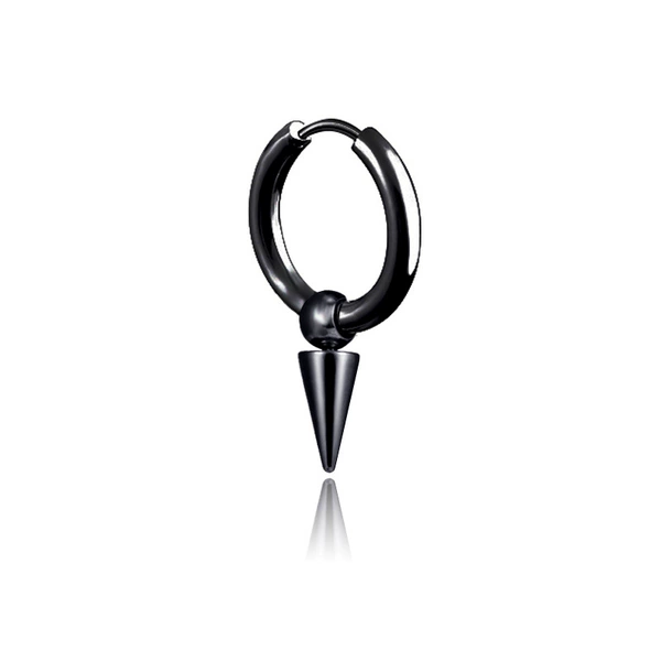 Short black earrings
