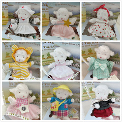 Cartoon Lamb Sitting Series Girls Gift Plush Souvenir Doll Clothes Accessories Nurse Uniform 1