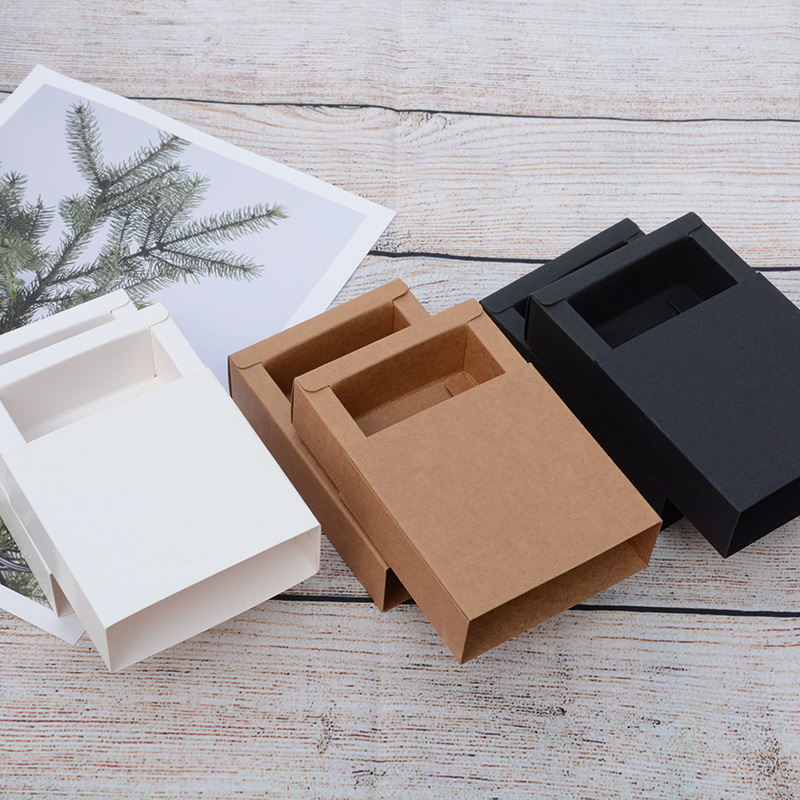 抽屉盒 袜子内裤包装盒定做化妆品包装盒牛皮纸天地盖纸盒印刷