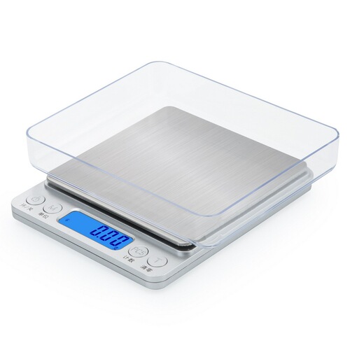 Portable jewelry scale, electronic scale 0.1g 0.01g, kitchen scale, gold gift scale, home palm scale